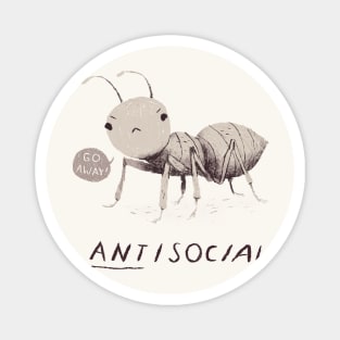 ant-isocial - puns Magnet